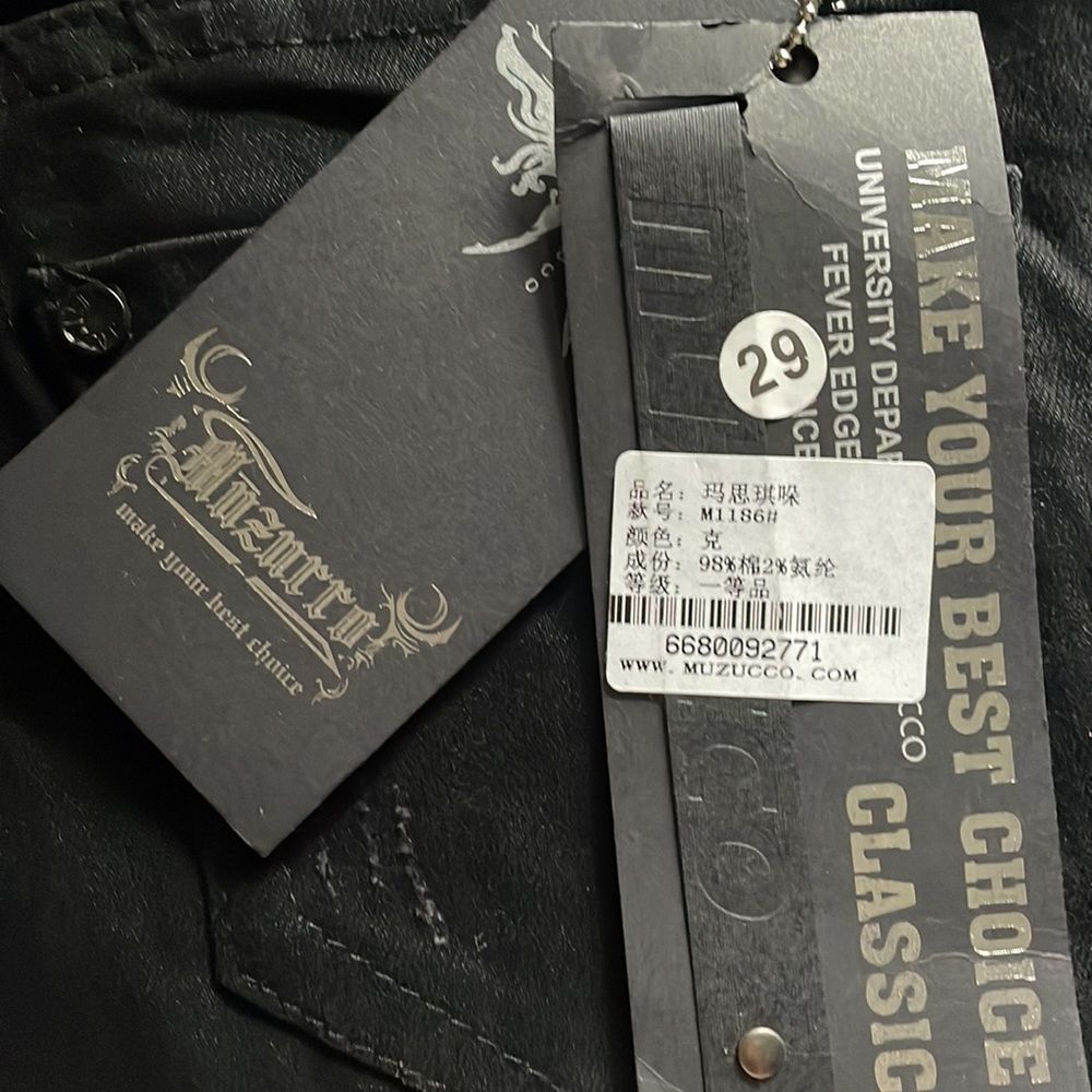 Mizucco stud embellished lightly distressed acid washed skinny jeans rare - Picture 3 of 6